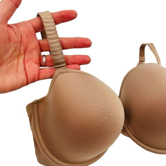 Thirdlove 24/7 classic tee shirt bra underwire taupe size 36F (36DDD) - Picture 3 of 6